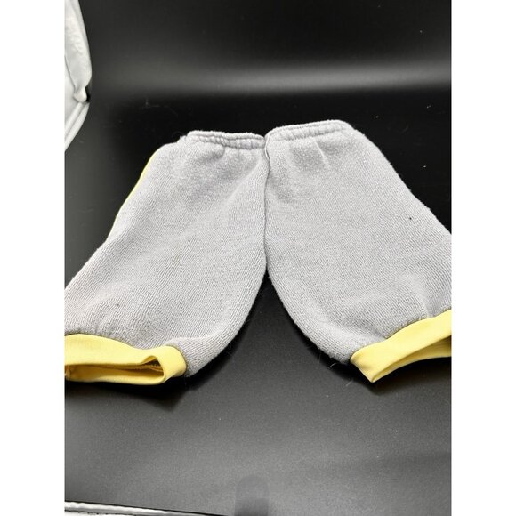 Vtg Cabbage Patch Kids Gray Kitty 1983 Coleco Yellow Trimmed Track Suit Pants - Picture 7 of 8